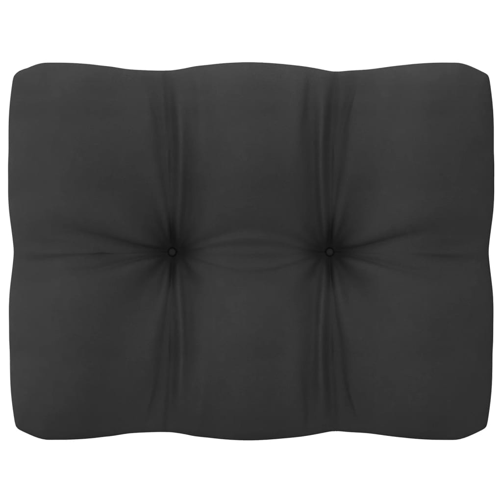 9-tlg. Garten-Lounge-Set mit Kissen Kiefer Massivholz